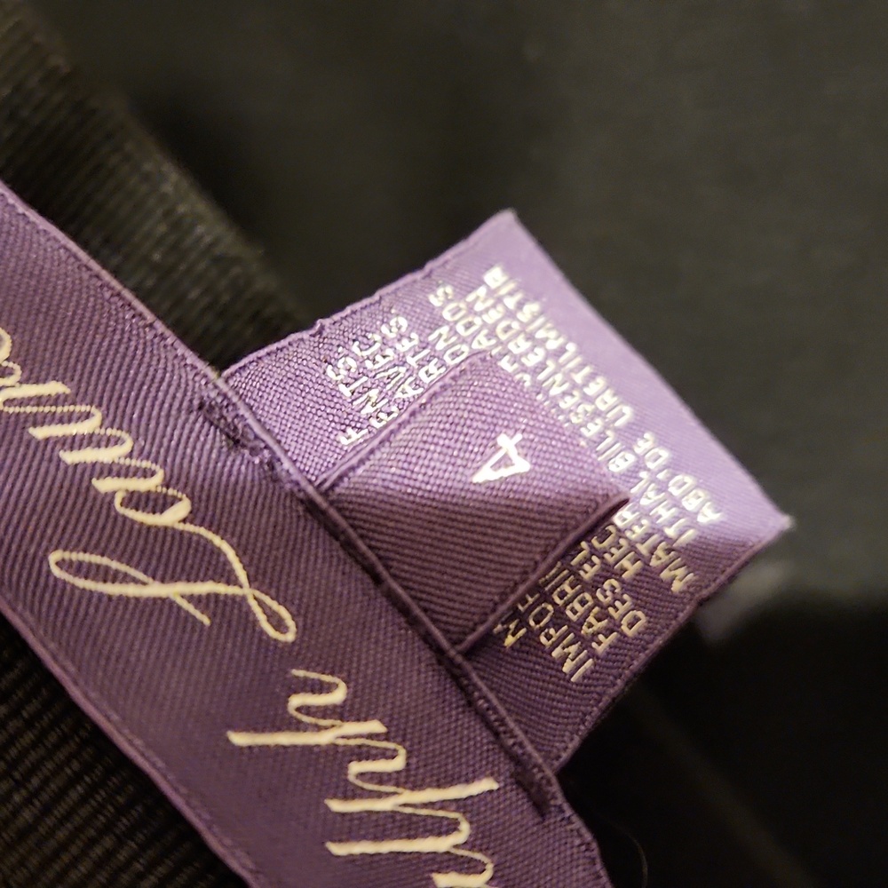 ❤️ RALPH LAUREN PURPLE LABEL PONTE MID RISE BLACK SKINNY LEGGING PANTS, 4 (27) - Picture 10 of 16